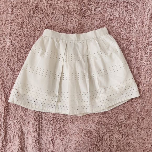 GAP Kid Girl Toddler Dot Eyelet Elegant Cream Mini Sz Event Special Occasion - Picture 1 of 7